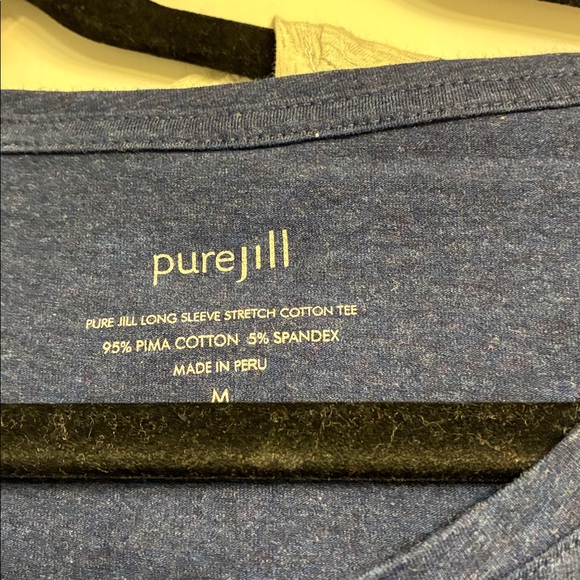 J.Jill Pure Jill Long Sleeve Crew Neck Tops - Set of 4 - Picture 4 of 6
